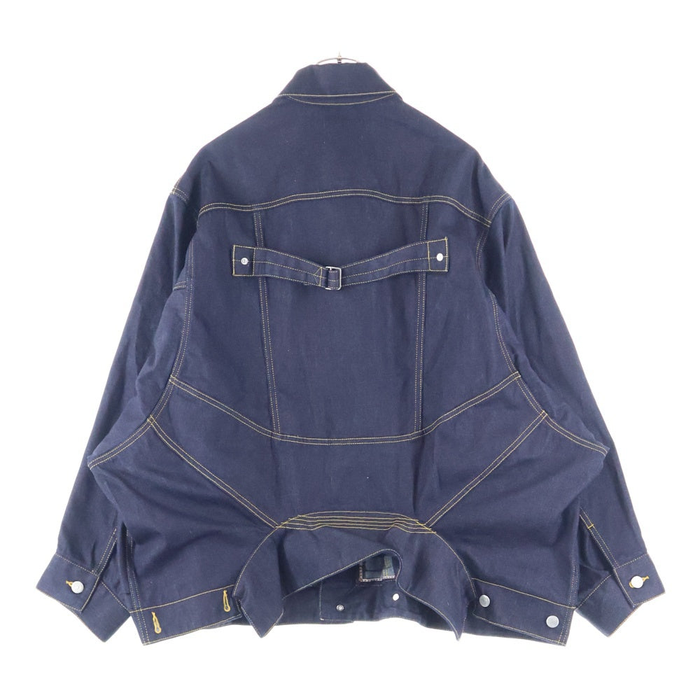 beautiful people(ビューティフルピープル) double-end left hand twill denim blouson 1545102023 デニム ジャケット インディゴ