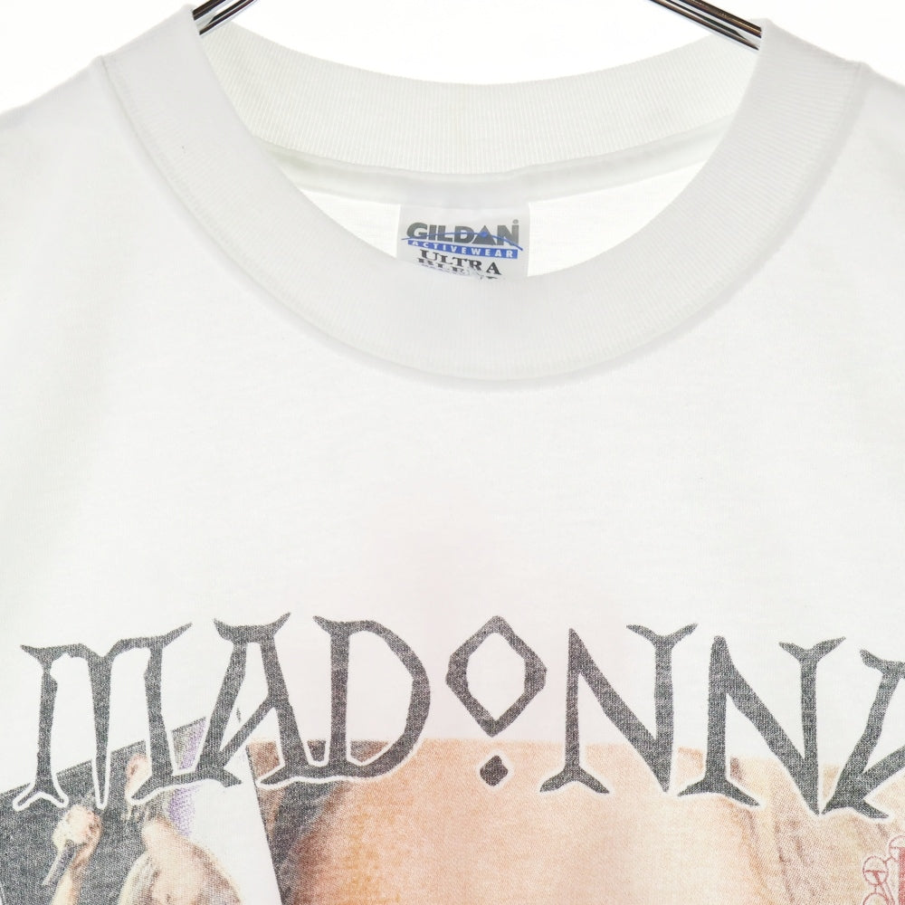 VINTAGE(ヴィンテージ) 00s MADONNA DROWNED WORLD TOUR マドンナ Tシャツ 半袖カットソー ホワイト