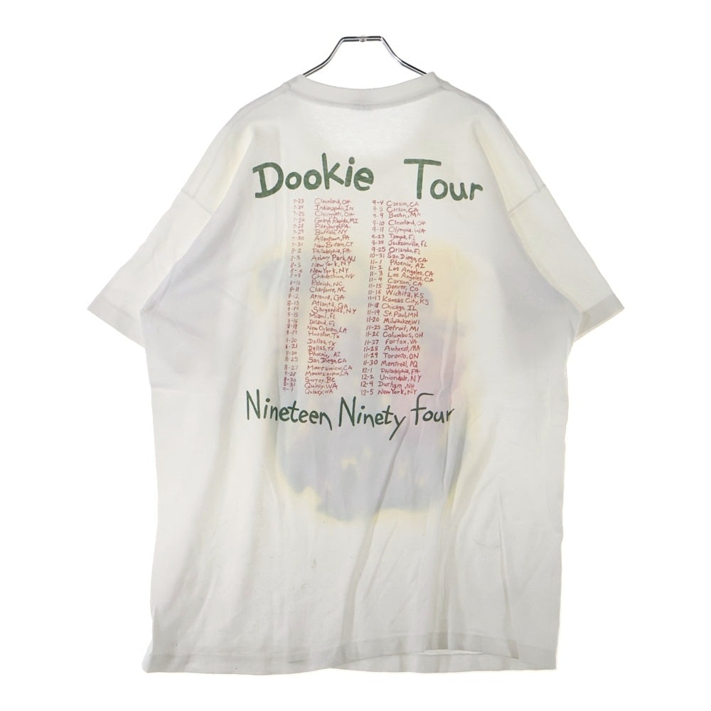 VINTAGE(ヴィンテージ) 90s GREEN DAY DOOKIE TOUR グリーンデイ ドゥーキー ツアー Tシャツ 半袖カットソー ホワイト