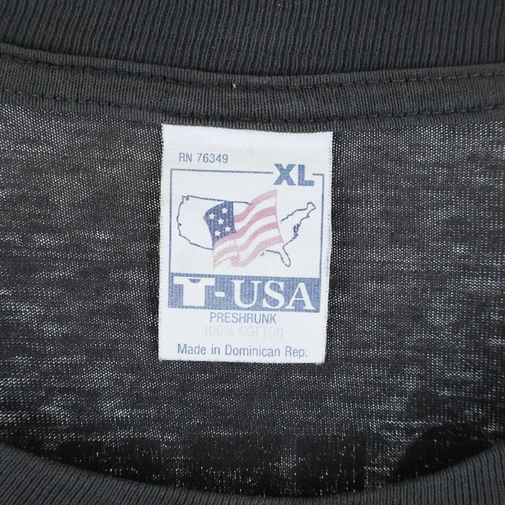 VINTAGE(ヴィンテージ) 90s O.J.SIMPSON I'm NOT GUILTY オレンタール ジェームス シンプソン 両面プリント Tシャツ 半袖カットソー ブラック