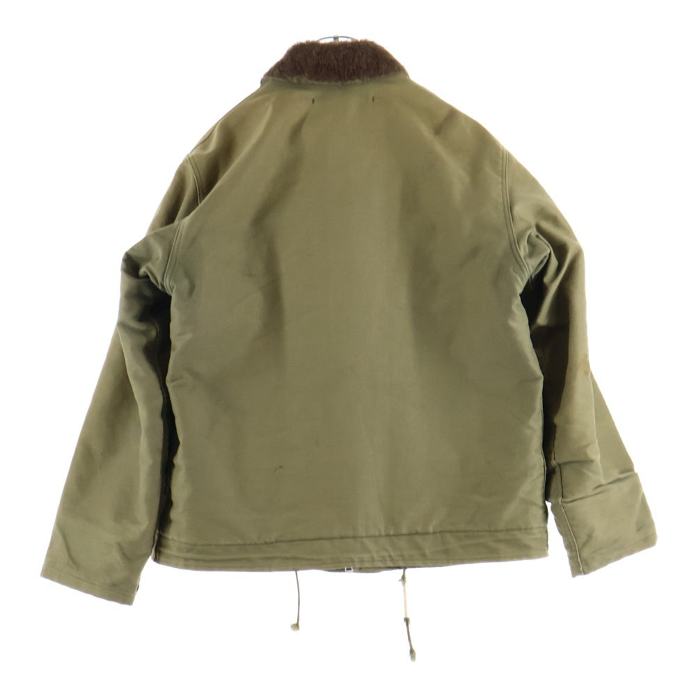 VINTAGE(ヴィンテージ) 50s USN N-1 DECK JACKET TALON ZIP デッキ ミリタリー ジャケット カーキ