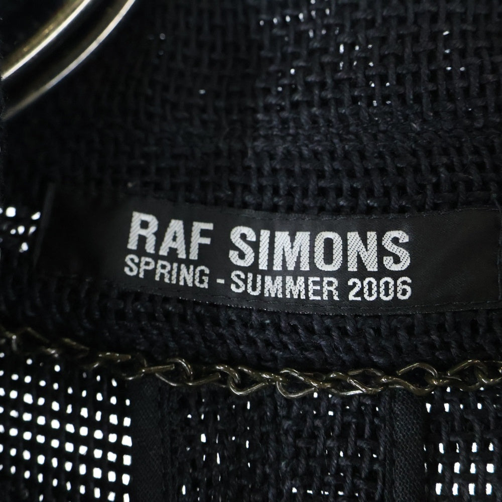 RAF SIMONS(ラフシモンズ) 06SS Icarus Surgit イカロス期 リネン トレンチコート ブラック