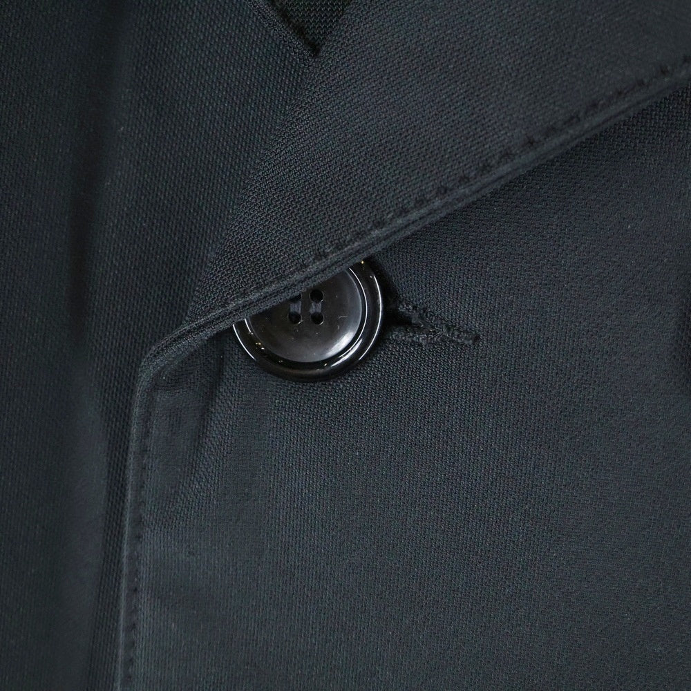 RAF SIMONS(ラフシモンズ) 07AW Archive アーカイブ ナイロン 素材切り替え ダブルコート ブラック