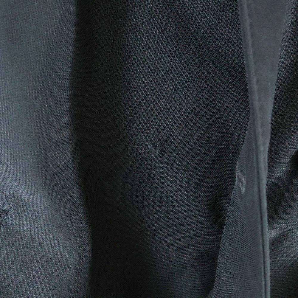 RAF SIMONS(ラフシモンズ) 07AW Archive アーカイブ ナイロン 素材切り替え ダブルコート ブラック