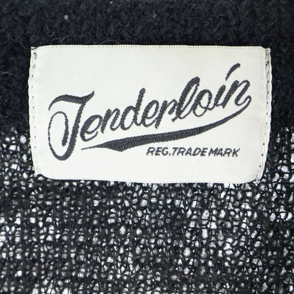 TENDERLOIN(テンダーロイン) MOHAIR CARDIGAN モヘアカーディガン ブラック