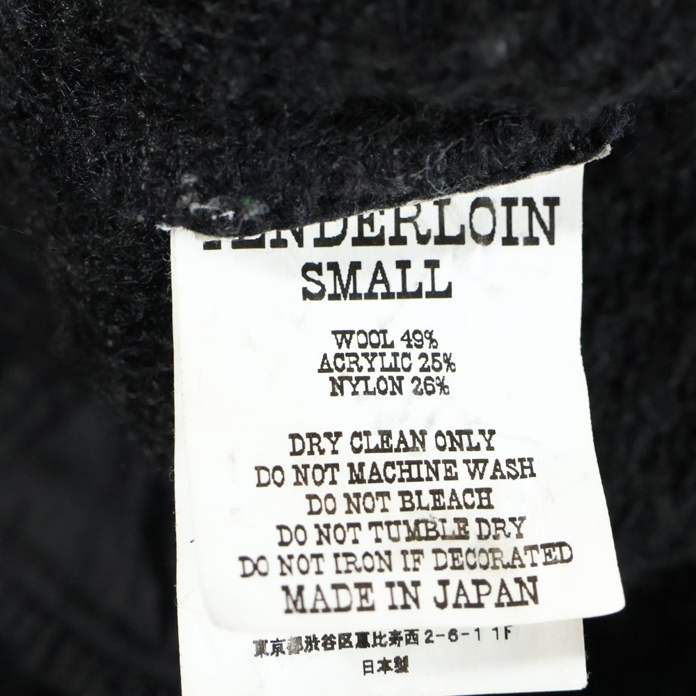 TENDERLOIN(テンダーロイン) MOHAIR CARDIGAN モヘアカーディガン ブラック