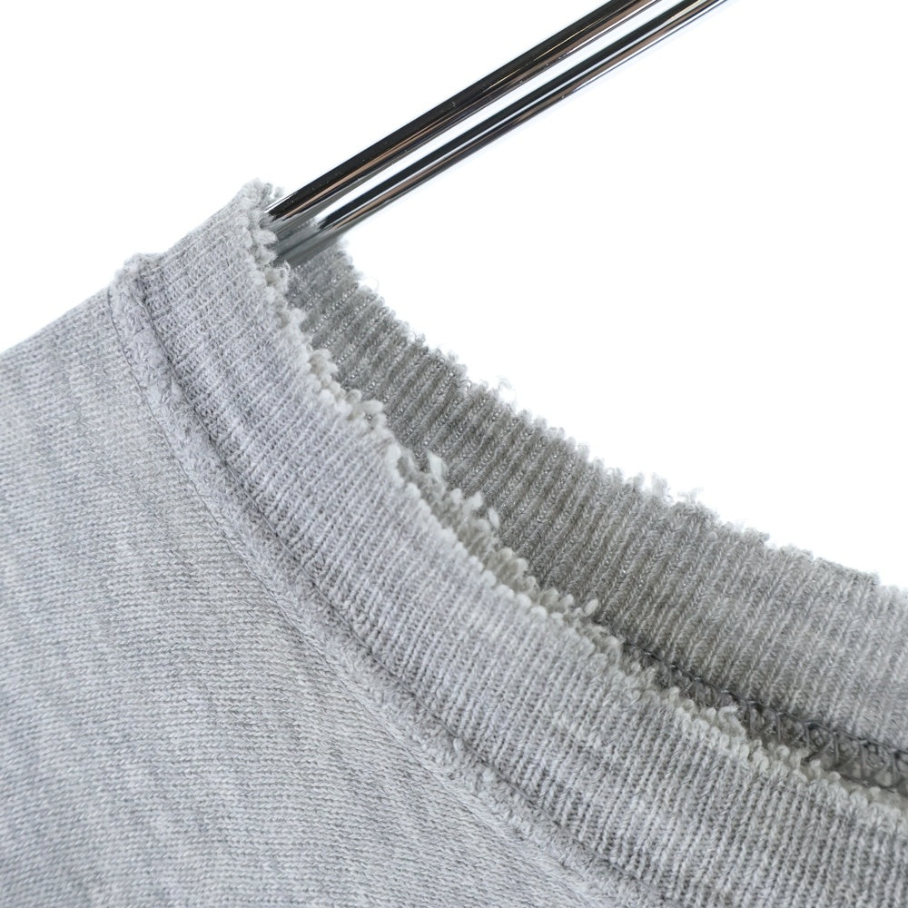 CHAMPION(チャンピオン) 70s REVERSE WEAVE WARMUP NAVY リバースウィーブ ネイビー 単色タグ 染み込みプリント スウェット グレー