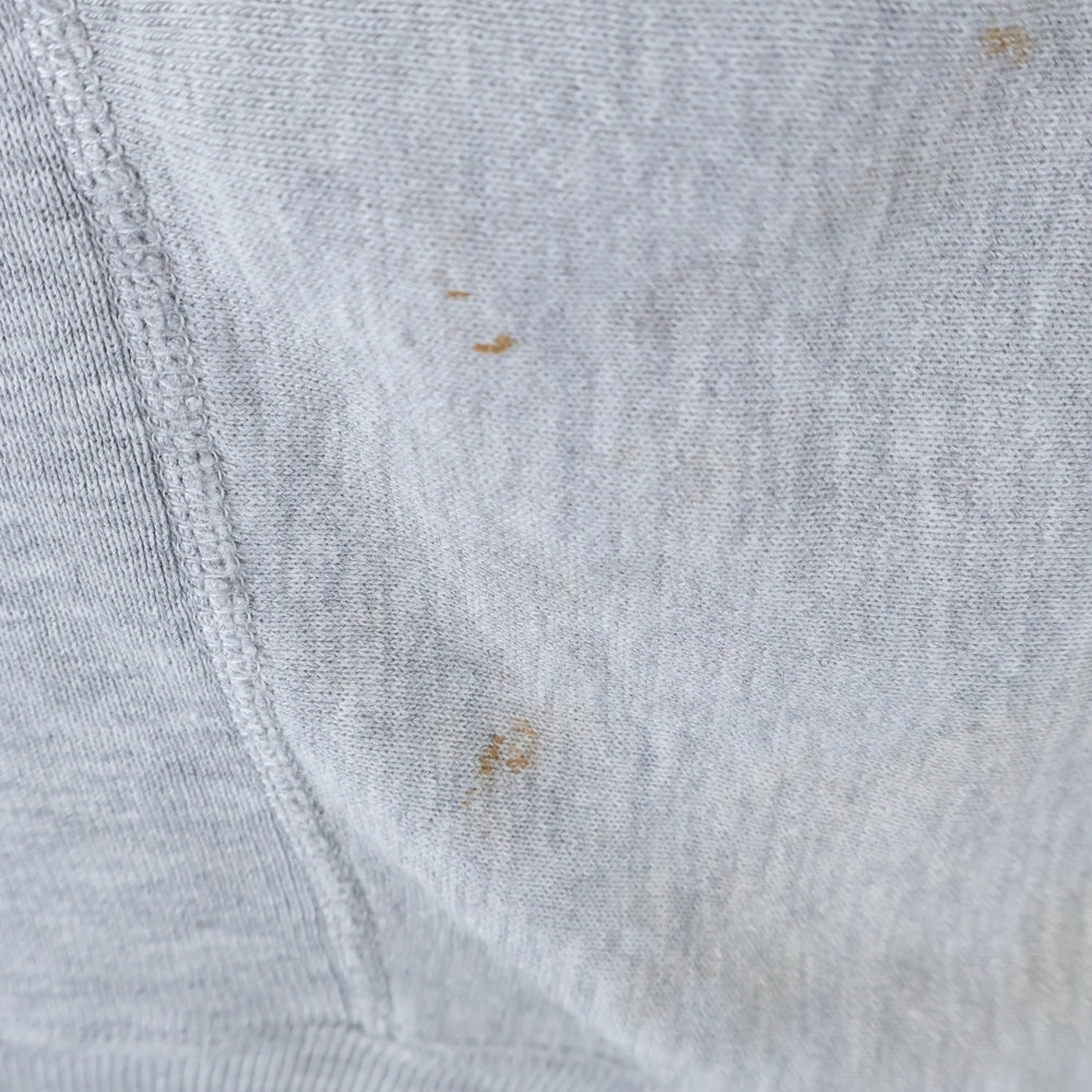 CHAMPION(チャンピオン) 70s REVERSE WEAVE WARMUP NAVY リバースウィーブ ネイビー 単色タグ 染み込みプリント スウェット グレー