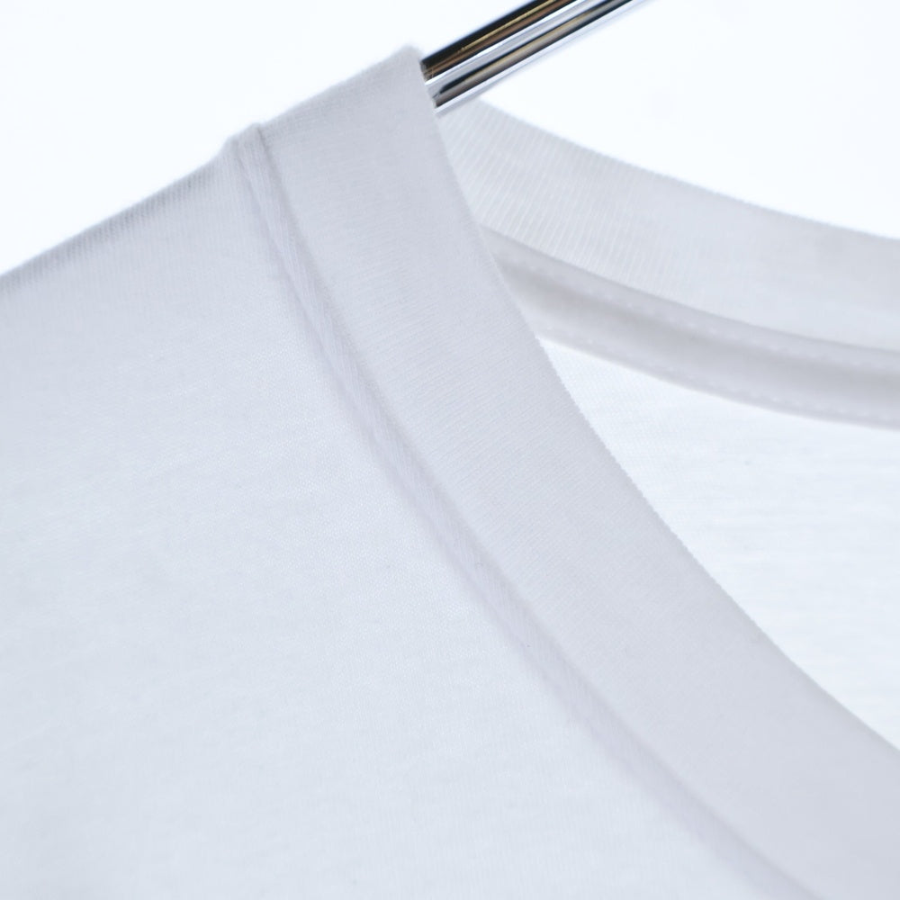 CHROME HEARTS(クロムハーツ) Back Horseshoe L/S バックホースシュー 袖フローラルプリント ロングスリーブカットソー 長袖Tシャツ ホワイト