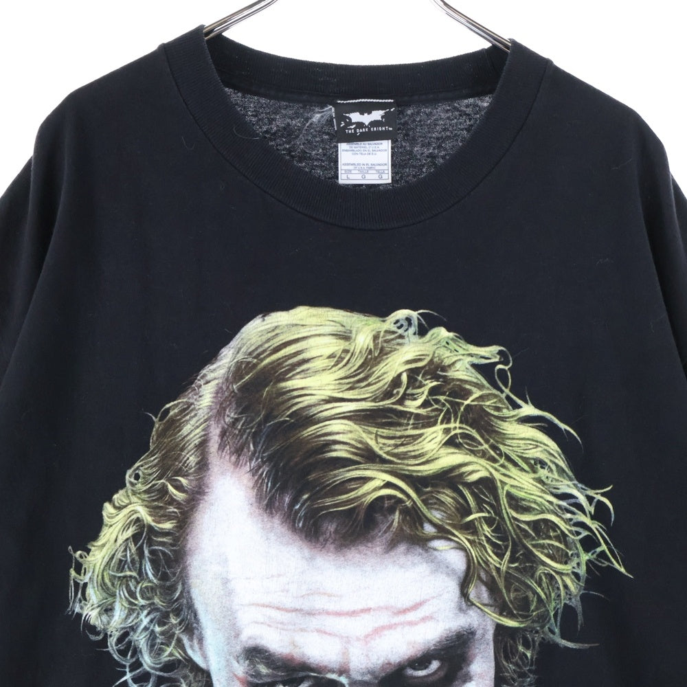 VINTAGE(ヴィンテージ) 00s THE DARK KNIGHT JOKER ダークナイト ジョーカー 半袖プリントTシャツ カットソー ブラック