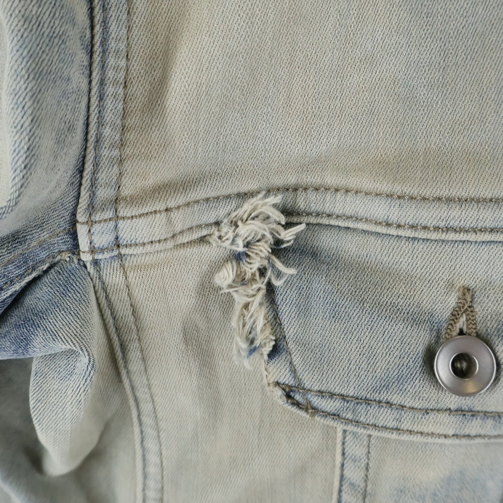 DRKSHDW(ダークシャドウ) 24SS SLIM STRETCH DENIM TRUCKER JACKET DU01D1751-SKY デニムジャケット インディゴ