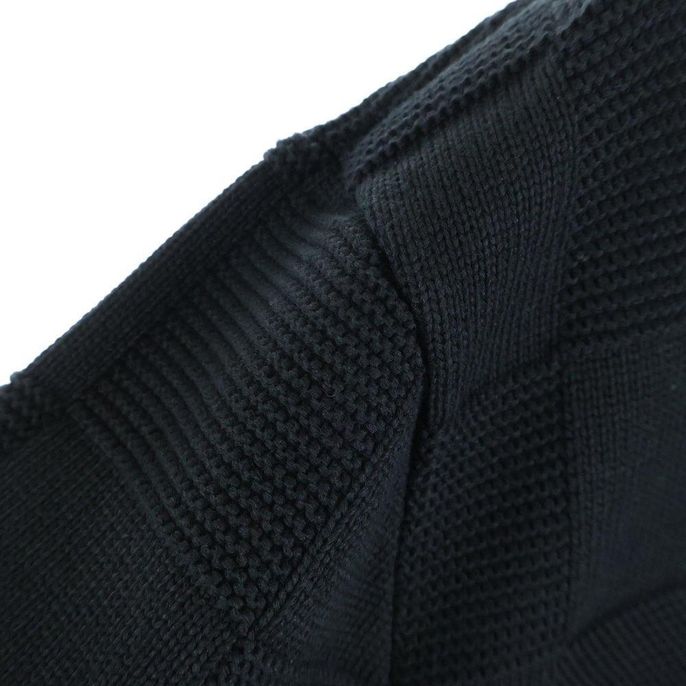 LOUIS VUITTON(ルイヴィトン) 23AW ダミエ コットン ニット セーター ブラック RM232Q TBY HNN41W