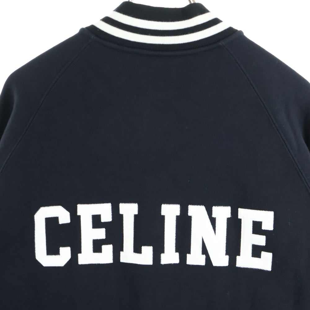 CELINE(セリーヌ) 22AW カレッジ ロゴ テディ ジャケット ブラック 2Y815345F