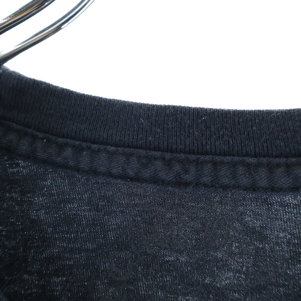 CHROME HEARTS(クロムハーツ) CH 1 FOTI クルーネック プリント Tシャツ 販売カットソー ブラック