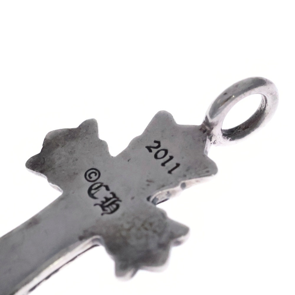 CHROME HEARTS(クロムハーツ) DBL CH CRS ダブルCHクロスチャーム ペンダントトップ シルバー BCA248