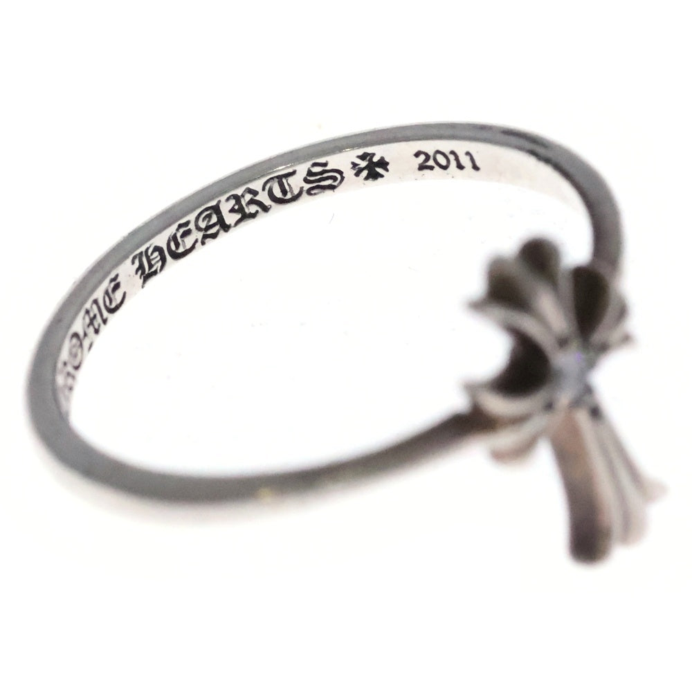 CHROME HEARTS(クロムハーツ) BUBBLGM CH CRS DIA バブルガム CH クロス 1ダイヤ シルバー リング