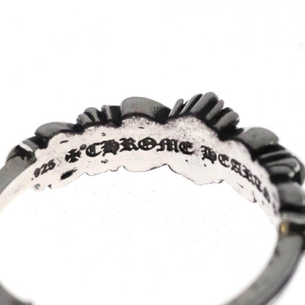 CHROME HEARTS(クロムハーツ) BABY CLSC ベイビークラシックダブルフローラルリング シルバー