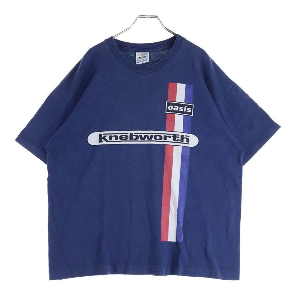 VINTAGE(ヴィンテージ) 90s OASIS KNEBWORTH FADED オアシス ネブワース フェイデッドネイビー Tシャツ 半袖カットソー ネイビー