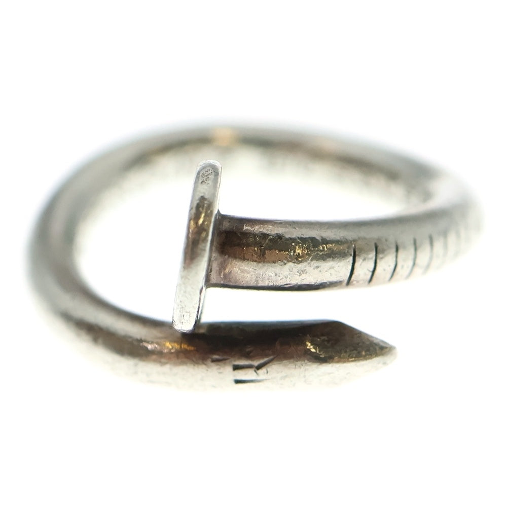 CHROME HEARTS(クロムハーツ) NAIL FLAT ネイル フラット リング シルバー BCA350