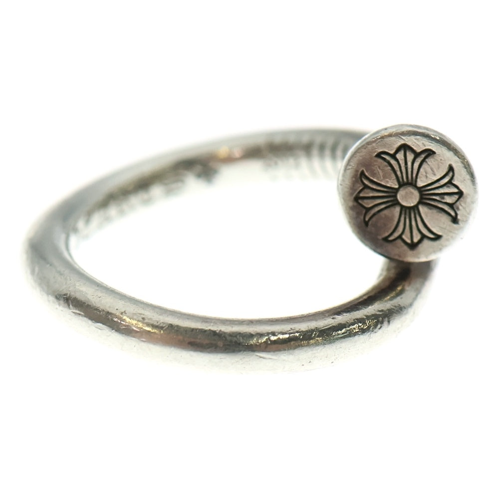CHROME HEARTS(クロムハーツ) NAIL FLAT ネイル フラット リング シルバー BCA350