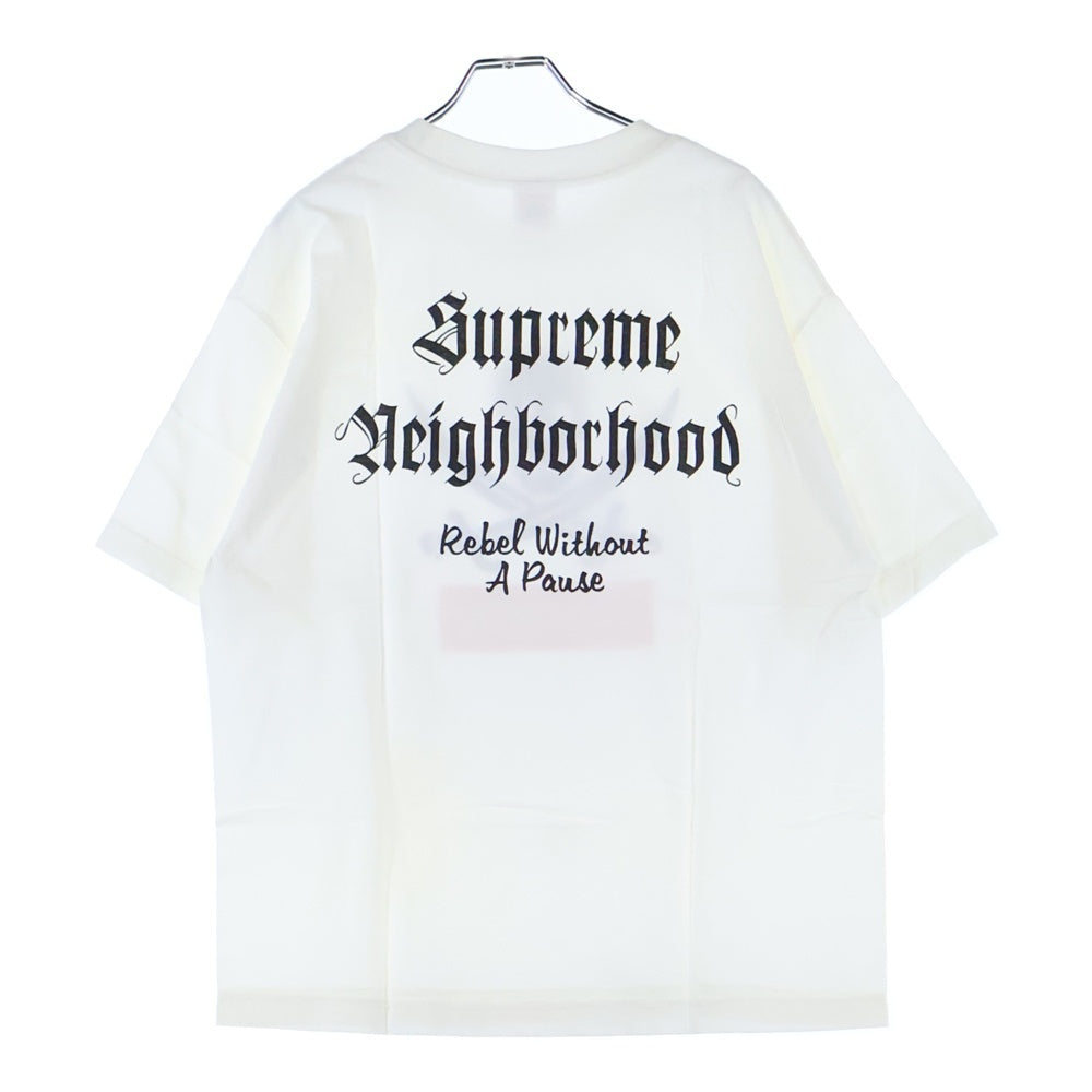 SUPREME(シュプリーム) 07SS ×NEIGHBORHOOD Skull Box Logo Tee ネイバーフッド 半袖プリントTシャツ カットソー ホワイト