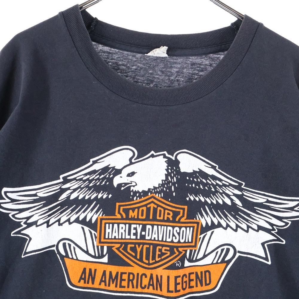 HARLEY DAVIDSON(ハーレーダビッドソン) 90s VINTAGE AN AMERICAN LEGEND アメリカン レジェンド Tシャツ 半袖カットソー ブラック