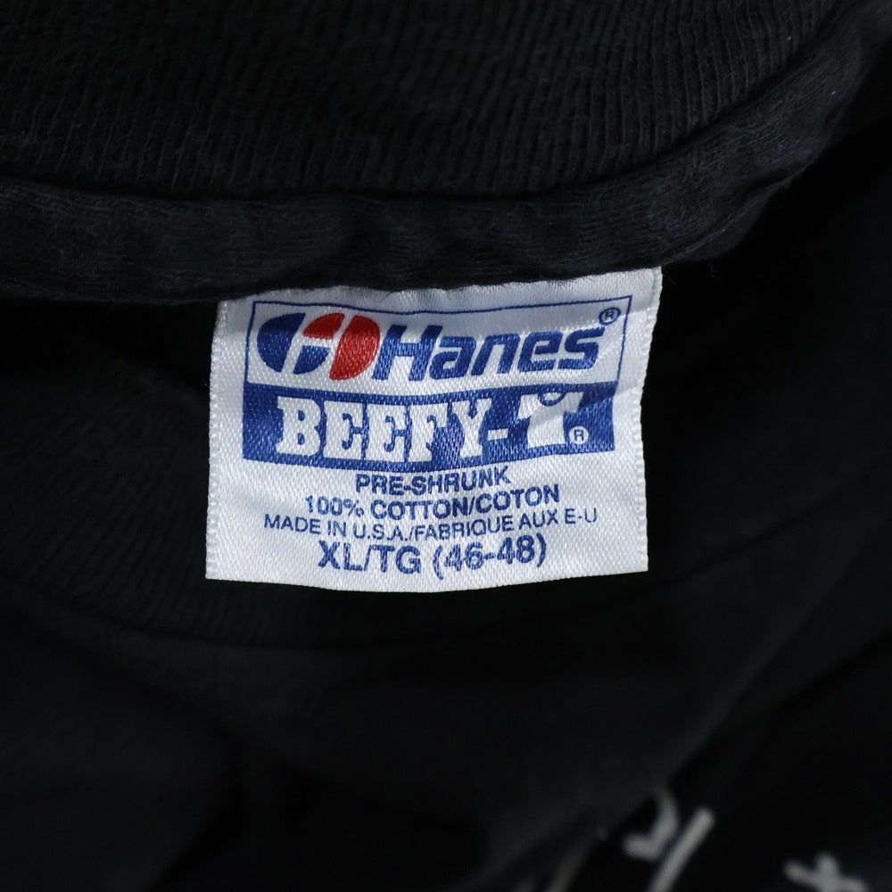 VINTAGE(ヴィンテージ) 90S PEARL JAM WORLD JAM US TOUR 1992 L/S TEE パールジャム 両面プリント長袖Tシャツ 長袖カットソー ブラック