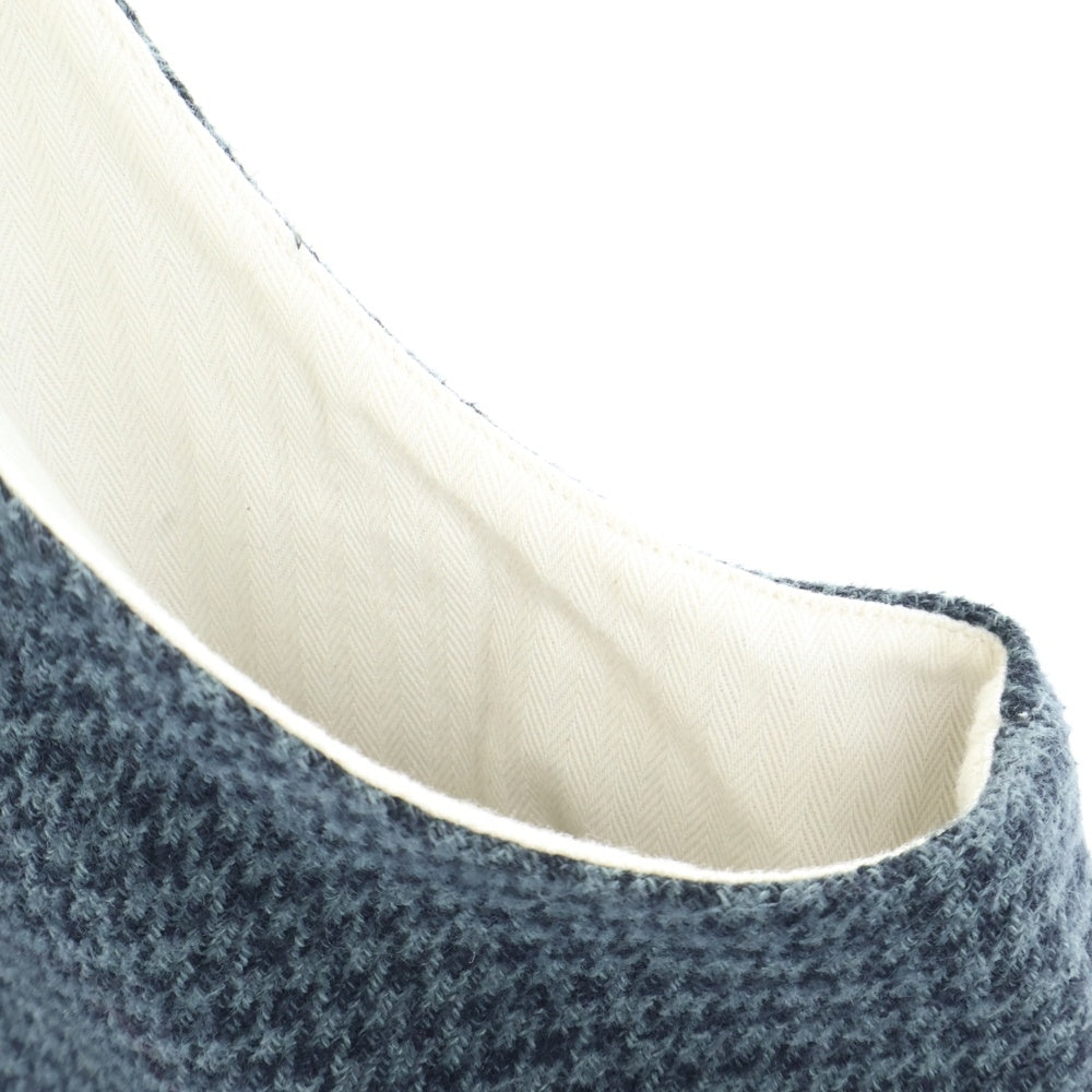 Marvine Pontiak shirt makers(マーヴィンポンティアックシャツメイカーズ) Houndstooth VEST ハウンドトゥース ウール ベスト ブルーグレーMPSM-2302V