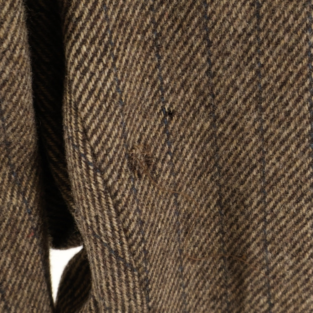 NEAT(ニート) WOOL TWILL STRIPE インタック ウール ツイル ストライプ スラックス ブラウン