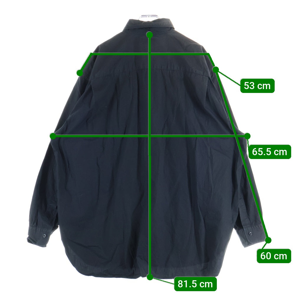 Marvine Pontiak shirt makers(マーヴィンポンティアックシャツメイカーズ) Round Tail 2 Pocket MPSM-2008S レギュラーカラー ダブル ポケット 長袖 シャツ