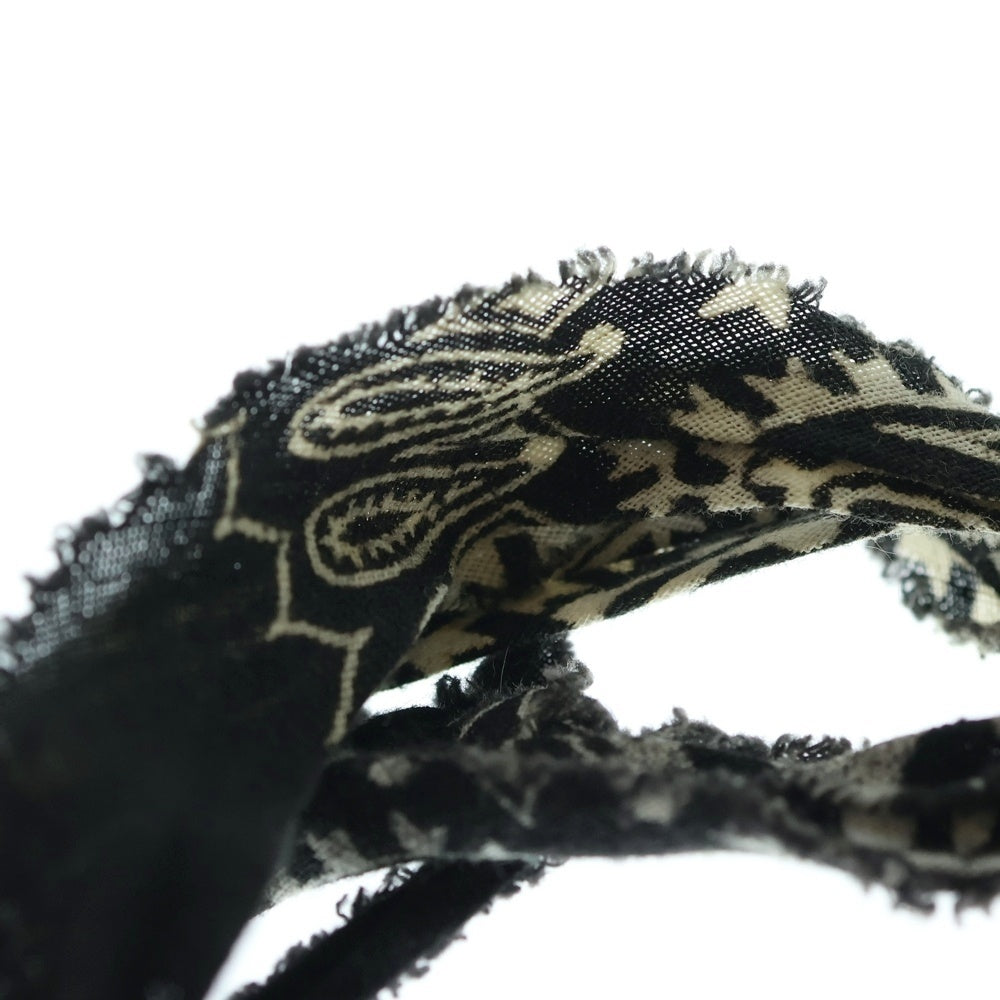 RAF SIMONS(ラフシモンズ) 04AW Archive WAVES期 Bandanna bracelet アーカイブ バンダナ ブレスレット ブラック