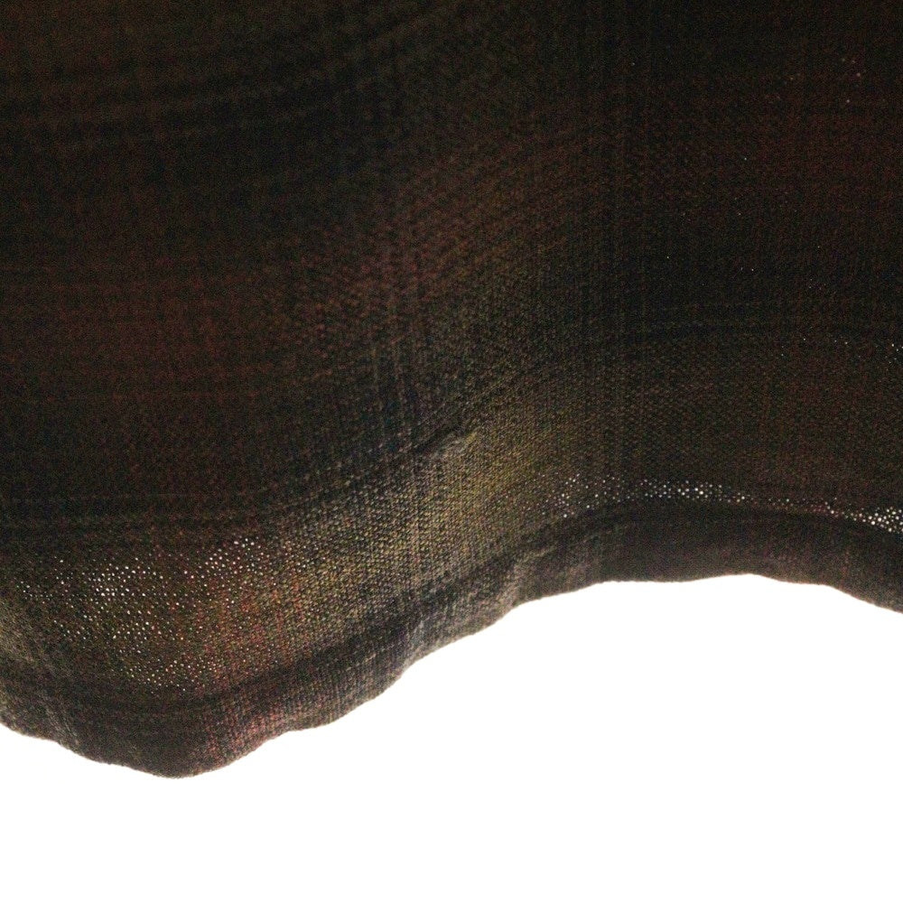 PENDLETON(ペンドルトン) 50S VINTAGE ヴィンテージ タータンチェック オープンカラー ウールシャツ レッド/ブラウン