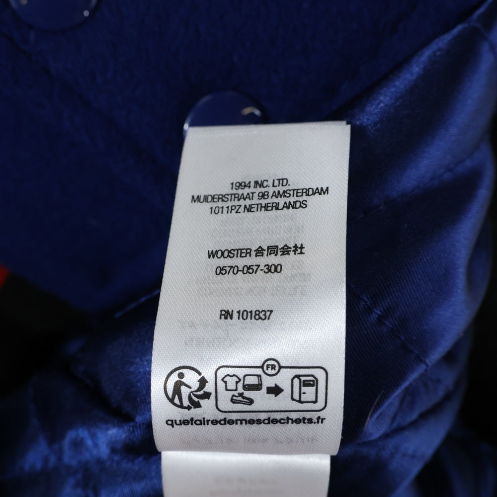 SUPREME(シュプリーム) 24SS Wave Varsity Jacket ロゴワッペンウールヴァーシティジャケット スタジアムジャケット スタジャン ブルー/ホワイト