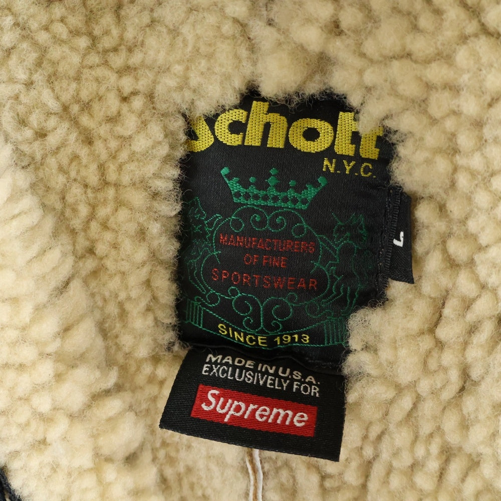 SUPREME(シュプリーム) 23AW Shearling Bomber Jacket シェアリングボンバー ムートン ジャケット ブラウン