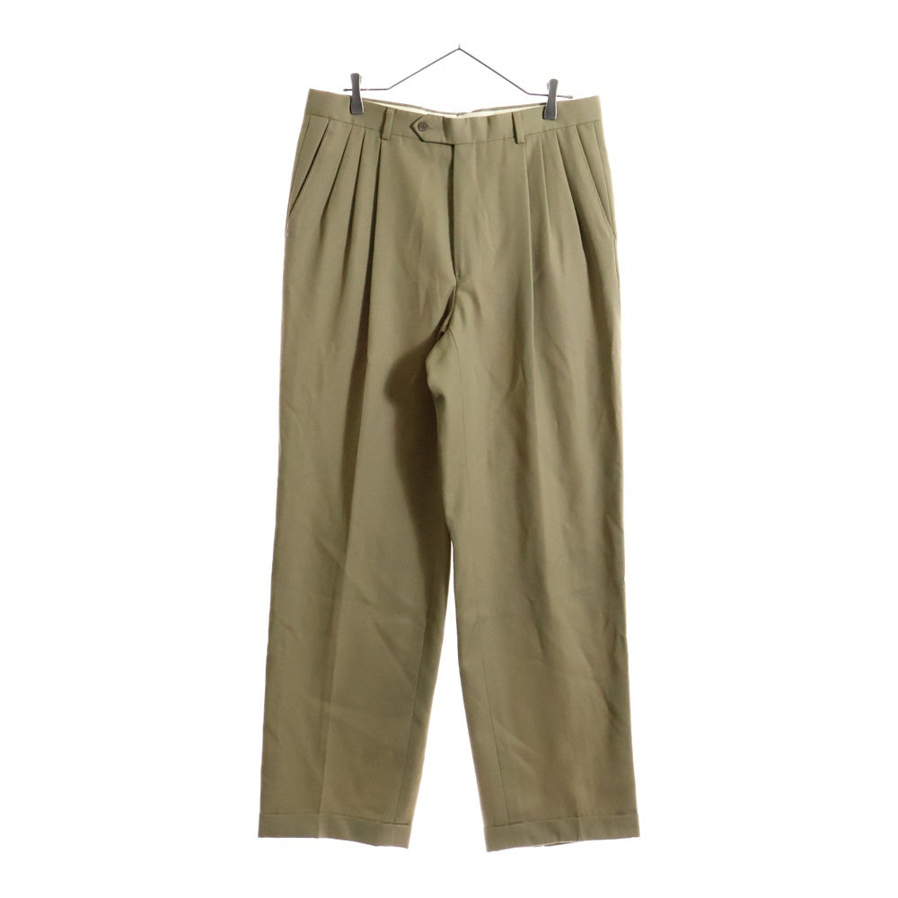 GIVENCHY(ジバンシィ) 80‐90s MONSIER ウールツイル 3タック スラックス ベージュ