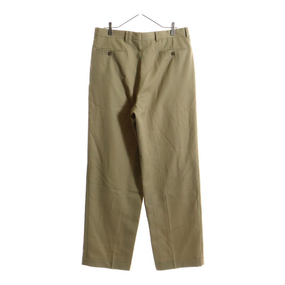 GIVENCHY(ジバンシィ) 80‐90s MONSIER ウールツイル 3タック スラックス ベージュ