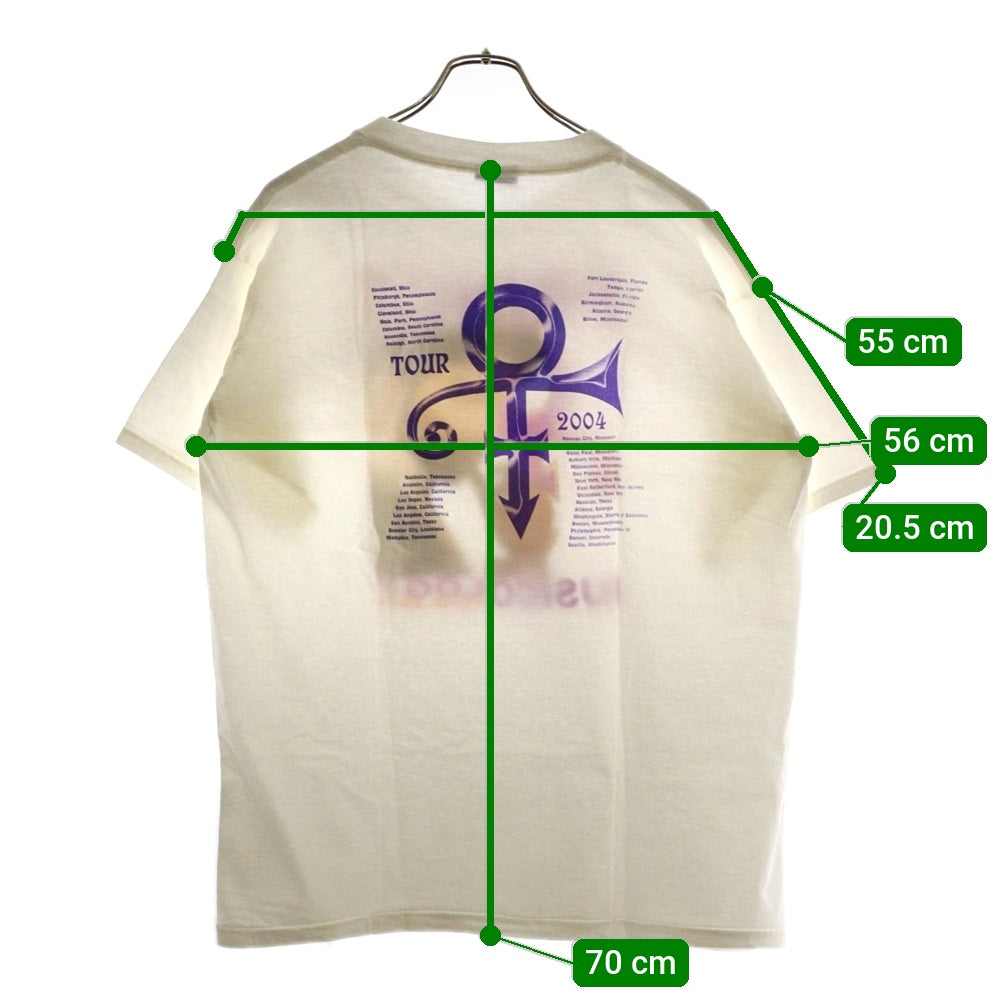 VINTAGE(ヴィンテージ) 00s PRINCE プリンス Tシャツ 半袖カットソー ホワイト