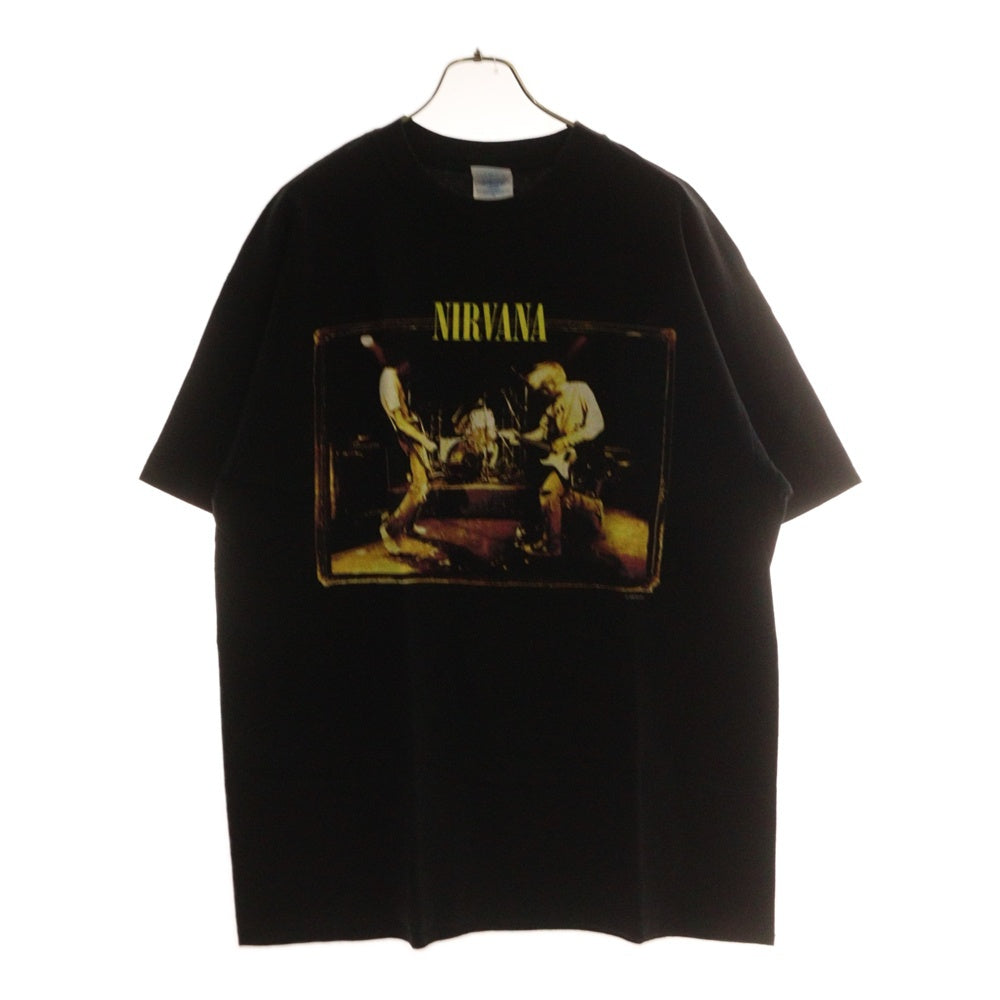VINTAGE(ヴィンテージ) 00s NIRVANA FROM THE MUDDY BANKS OF THE WISHKAH ニルヴァーナ フロム ザ マディ バンクス オブ ウィシュカー1996 半袖Tシャツ カットソー ブラック
