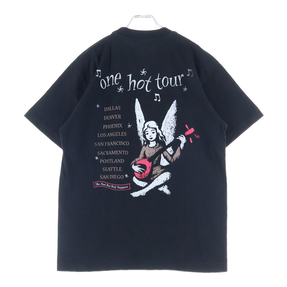 VINTAGE(ヴィンテージ) 90s RED HOT CHILI PEPPERS One Hot Chili Peppers Bootleg レッドホットチリペッパーズ ワンホットミニッツ ブートレグ 両面プリント 半袖Tシャツ ブラック
