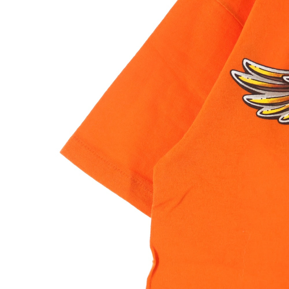 VINTAGE(ヴィンテージ) 90s Harley-Davidson イーグル ハーレーダビッドソン プリント 半袖Tシャツ オレンジ