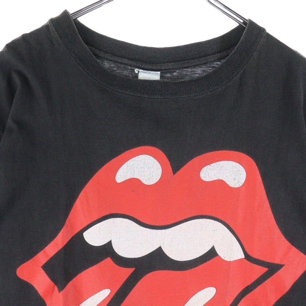 VINTAGE(ヴィンテージ) 90S THE ROLLING STONES URBAN JUNGLE EUROPE 1991 ローリングストーンズ 両面プリント 半袖Tシャツ ブラック
