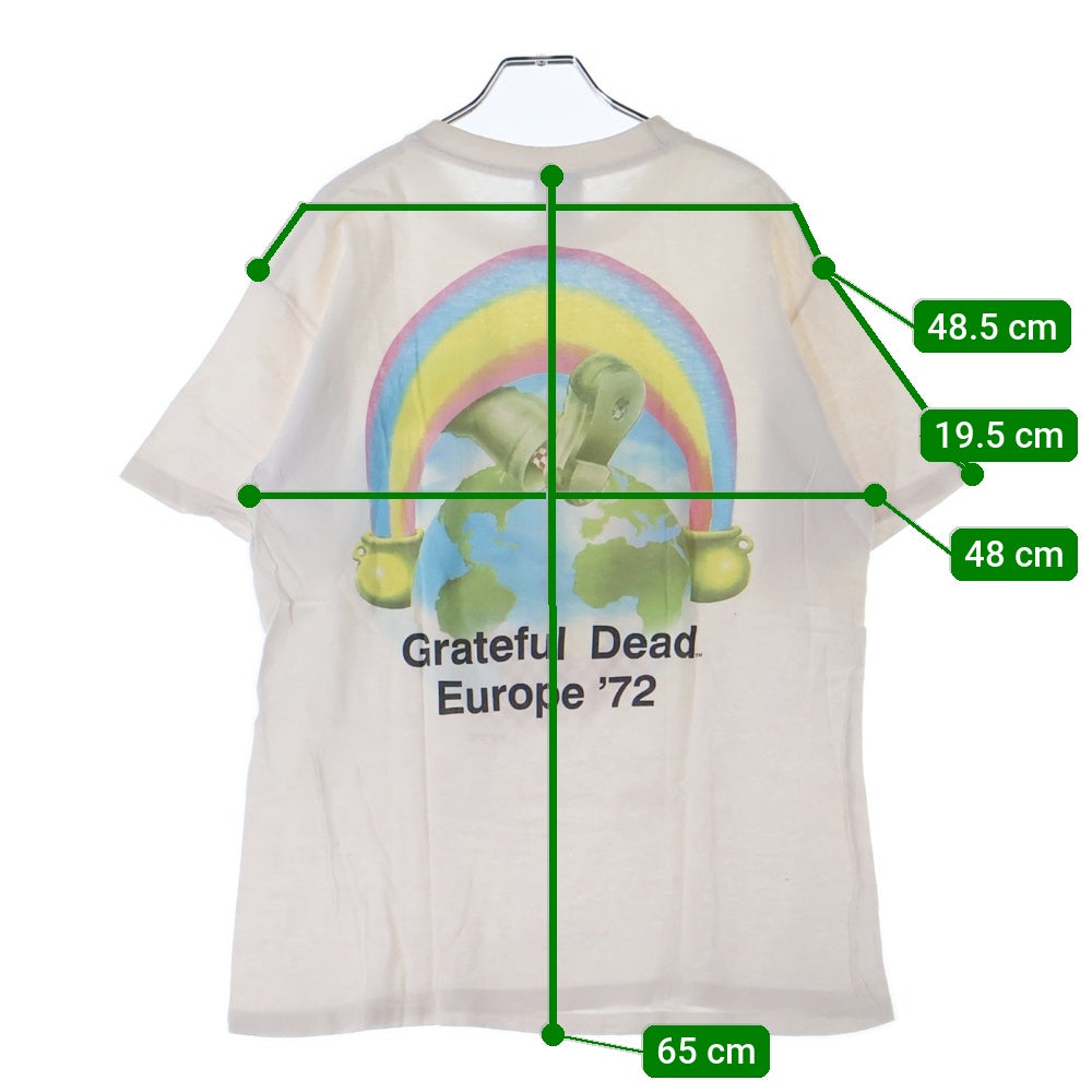 VINTAGE(ヴィンテージ) 90S GRATEFUL DEAD Ice Cream Kid 1990 Europe 72 グレイトフルデッド 両面プリント 半袖Tシャツ ホワイト