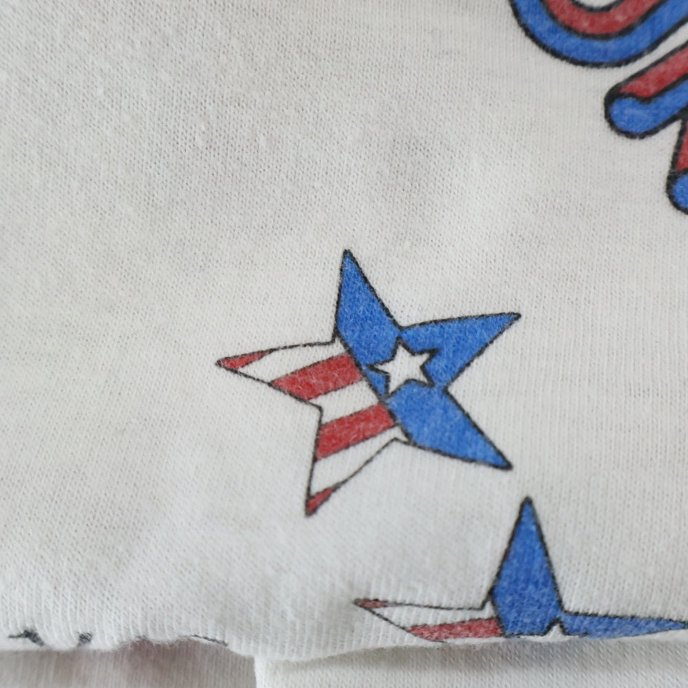 VINTAGE(ヴィンテージ) 80S THE ROLLING STONES 1981 TOUR ローリングストーンズ 両面プリント ラグランスリーブ Tシャツ ネイビー