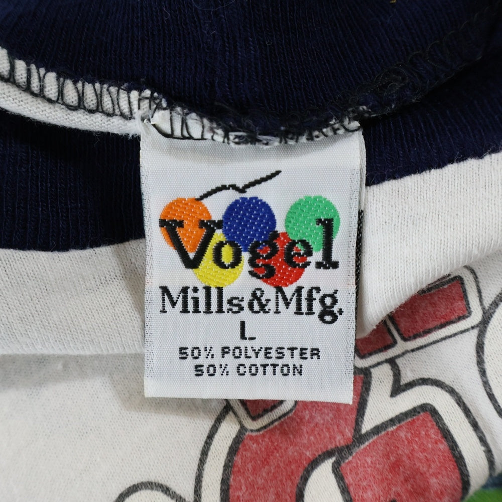 VINTAGE(ヴィンテージ) 80S THE ROLLING STONES 1981 TOUR ローリングストーンズ 両面プリント ラグランスリーブ Tシャツ ネイビー