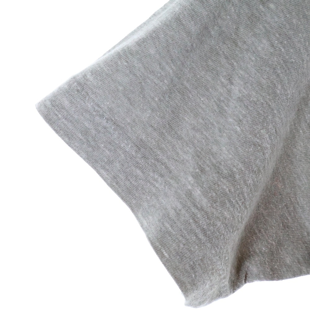 VINTAGE(ヴィンテージ) 70-80S Disney Mickey Mouse 白足 プリント 半袖Tシャツ グレー