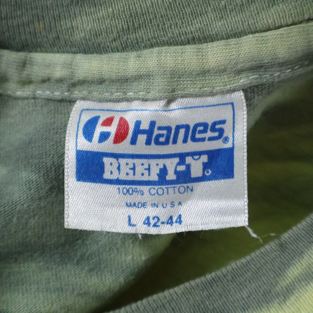 VINTAGE(ヴィンテージ) 80S THE DOORS JIM MORRISON 1988 TIEDYE ザドアーズ ジムモリソン 両面プリント 半袖Tシャツ マルチカラー