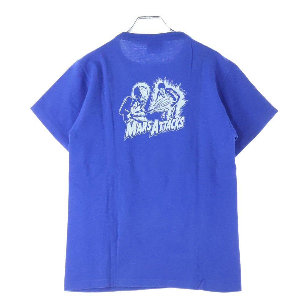 VINTAGE(ヴィンテージ) 90S MARS ATTACKS マーズアタック ティム・バートン ムービープリント 半袖Tシャツ ブルー