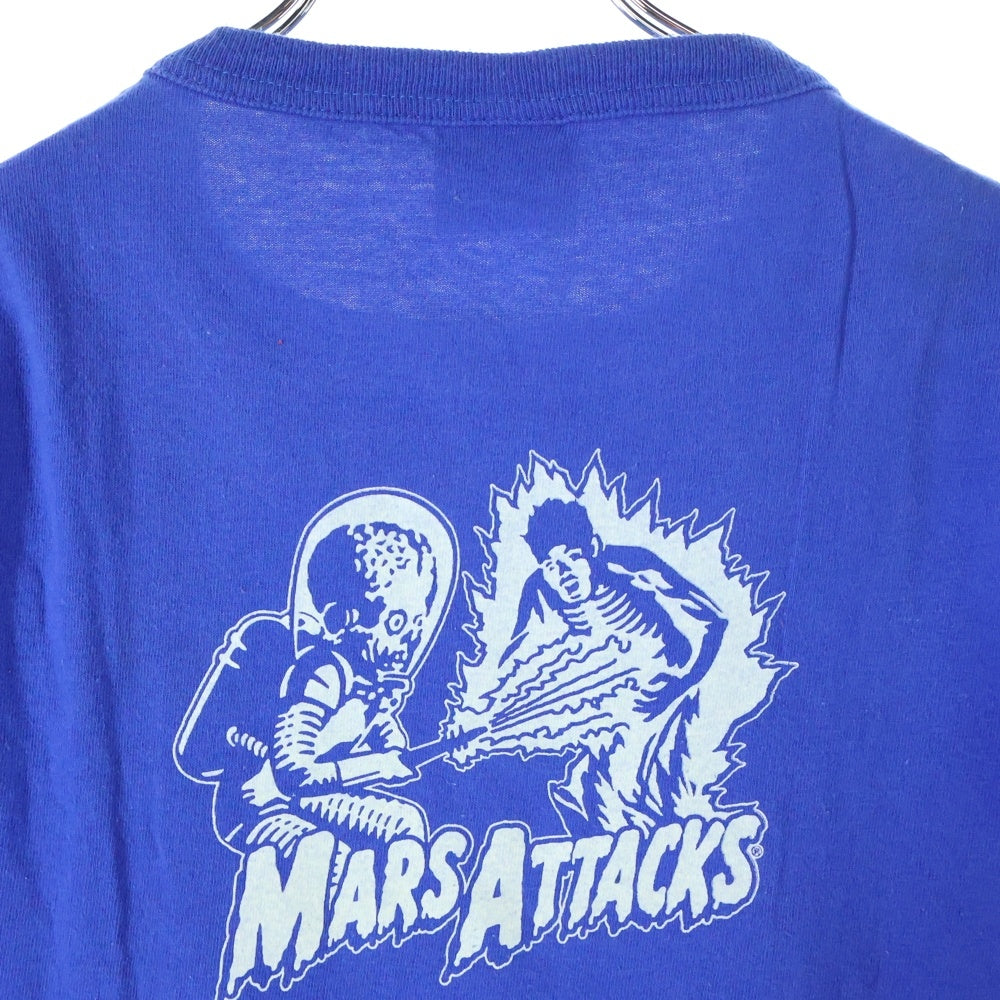 VINTAGE(ヴィンテージ) 90S MARS ATTACKS マーズアタック ティム・バートン ムービープリント 半袖Tシャツ ブルー