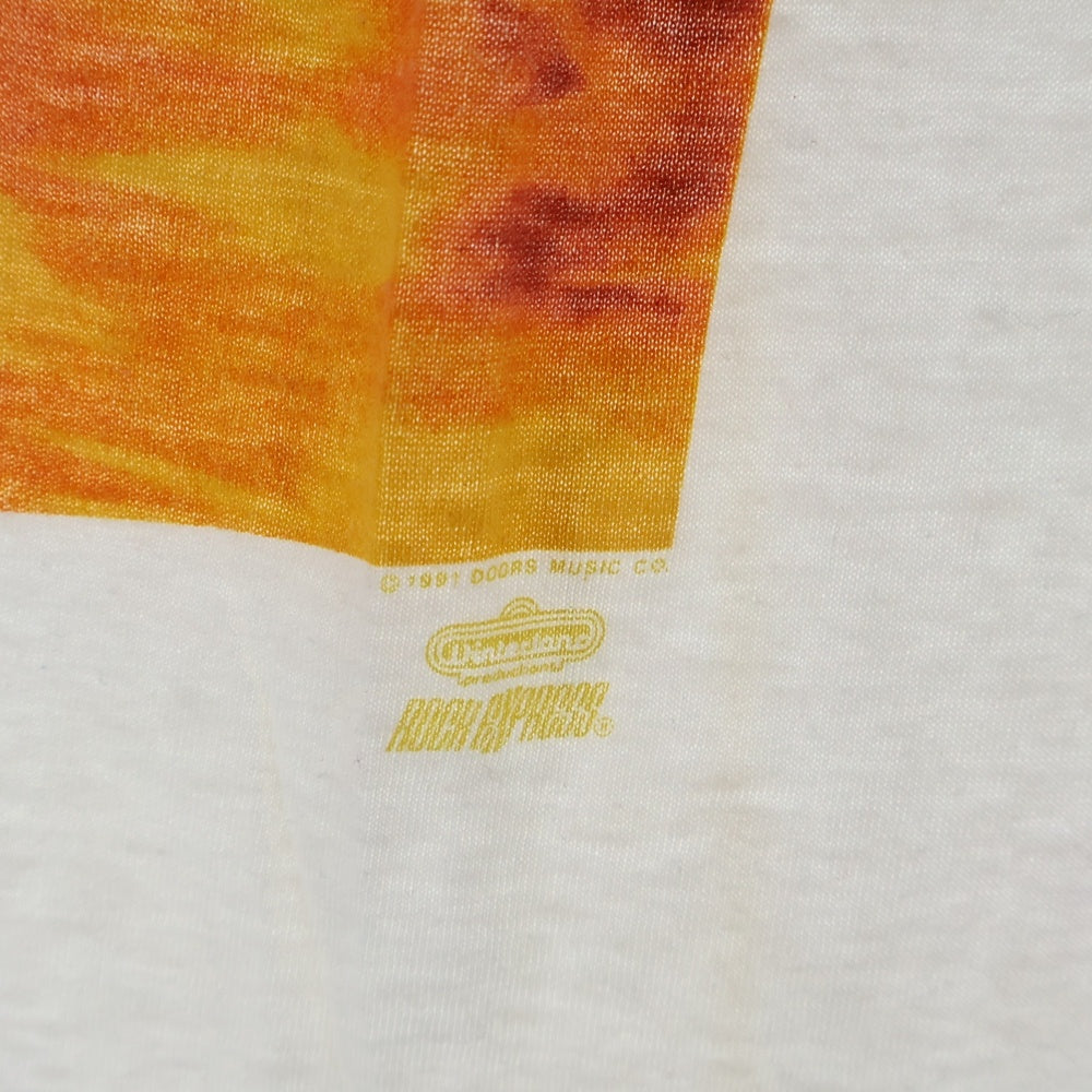 VINTAGE(ヴィンテージ) 90S THE DOORS MOVIE PROMO JIM MORRISON ザドアーズ ジムモリソン プリント 半袖Tシャツ ホワイト