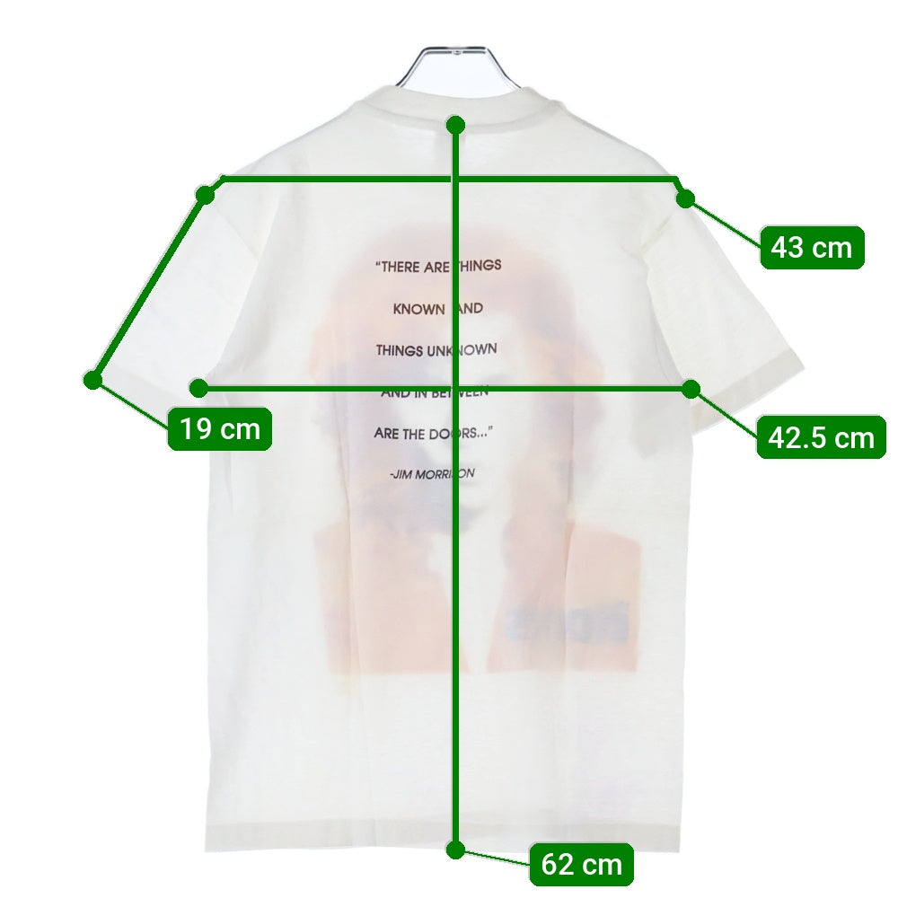 VINTAGE(ヴィンテージ) 90S THE DOORS MOVIE PROMO JIM MORRISON ザドアーズ ジムモリソン プリント 半袖Tシャツ ホワイト